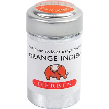Náplň do psacích potřeb J. Herbin Inkoustové bombičky Herbin, 6 ks - Orange Indien