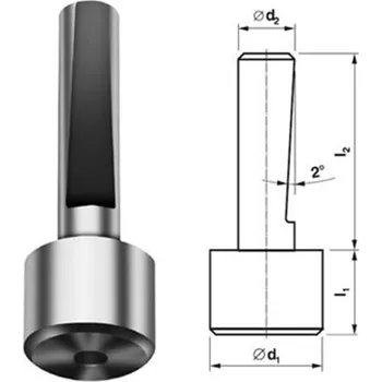Pneumatické kladivo Stin Zet 221608 - 10,5 - 28 - Čep výměnný vodící pr. 10,5mm pro záhlubník pr. 28mm