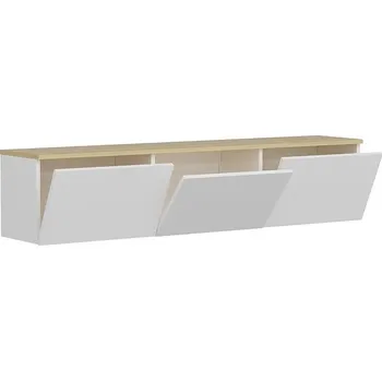 Televizní stolek ASIR Neon 382NRC1123 dub/bílý