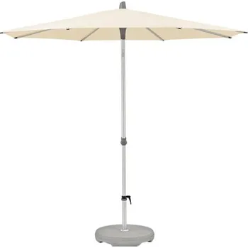 Slunečník Glatz Slunečník Alu-Smart, Glatz, kulatý 220 cm (2,2 m), rám eloxovaný hliník, potah polyester 220 g/m2 barva tmavě šedá (stone grey)