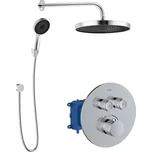 kielle Oudee Sprchový set s termostatickou baterií pod omítku, chrom 20602SPT20