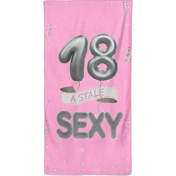 Osuška 140 x 70 cm - Stále sexy 18 - růžová