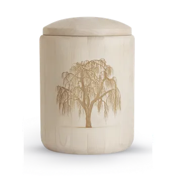 Smuteční dekorace Dřevěná urna Vivre - Vrba