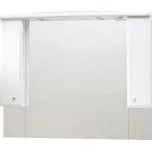 Vilma 130 Z Koupelnové zrcadlo s osvětlením a skříňkami - VYP A - interiéry