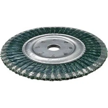 Drátěný kartáč Osborn 0002921875 - Kartáč drátěný kotoučový pr. 178 mm šíře 5 mm otvor pr. 22,2 mm bezpečnostní pomosazený ocelový drát pr. 0,38