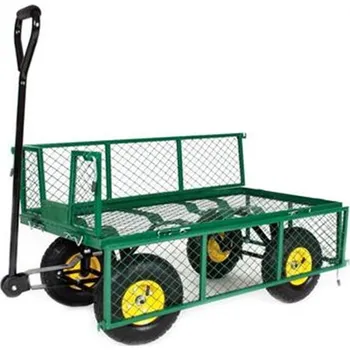 Plošinový vozík 11990 - Vozík, kárka, čtyřkolový s nafukovacími koly nosnost 135 kg