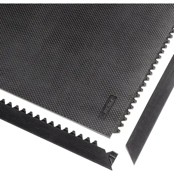 Rohožka Černá náběhová hrana "samice" pro rohož Slabmat Carré - 91 x 5 cm (81716409) FLOMAT