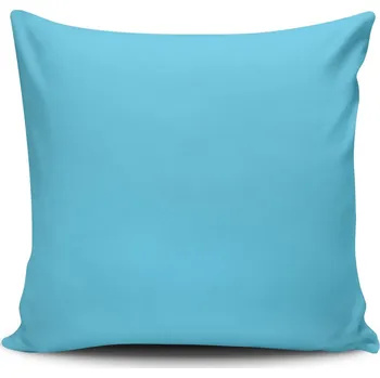 Dekorativní polštářek ASIR Polštář TRKRLNTİCLİ modrý jednobarevný