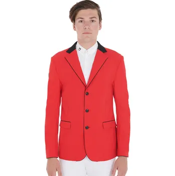Jezdecké sako EQUESTRO Sako závodní Elegance Equestro, pánské, red/black M
