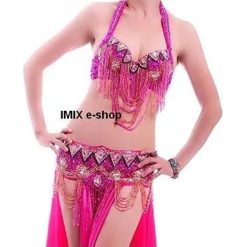 Karnevalový kostým Orientální kostým DAMALI Tmavě růžová 40 (košíček B-C)