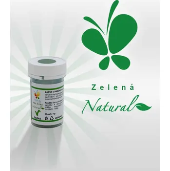 Potravinářské barvivo Přírodní prachová barva Natural Line zelená 5g