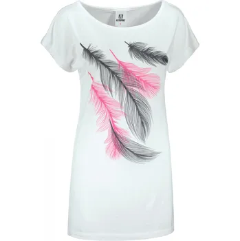 Dámské tričko Dámské prodloužené triko ALTISPORT CARRYOVER ALW112123 BÍLORŮŽOVÁ M
