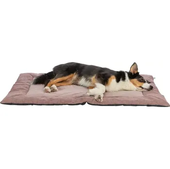 Pelíšek pro psa TRIXIE Podložka k ležení VIVIANA, 95 x 65 cm, sametová tkanina, hnědá