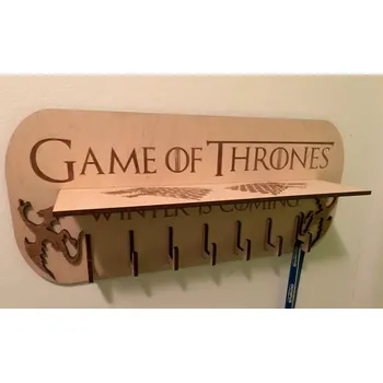 Obraz Home Deco Věšák na klíče s poličkou