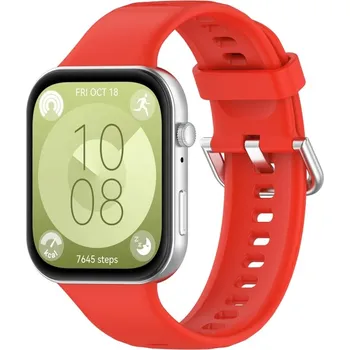 VSECHNONAMOBIL 77223 SILICONE Vyměnitelný řemínek pro Huawei Watch Fit 3 červený