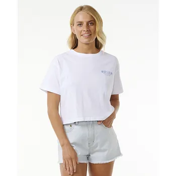 Tričko Rip Curl CORAL SANDS CROP TEE White velikost M