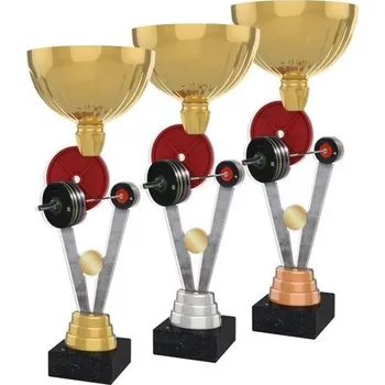 Poháry Bauer Akrylátová trofej ACUPGOLD M35 | Vzpírání