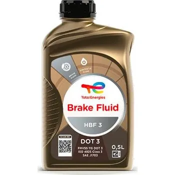 Brzdová kapalina Total HBF 3 - 0,5l (Syntetická kapalina pro brzdové systémy DOT 3)