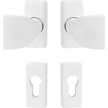 Madlo do koupelny WA - MADLO FELIX - UR bez spodní rozety, madlo pevné/madlo otočné Bílá (RAL 9016)