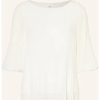 S.Oliver Black Label Dámská Halenka S Plisováním, bílá, 44