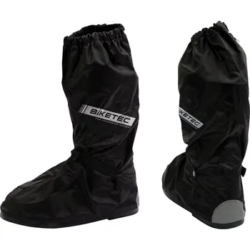 Moto obuv BIKETEC NEPROMOKAVÉ BOTY DO DEŠTĚ ČERNÉ VELIKOST M (42-43)