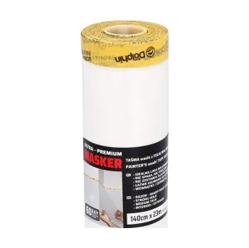 Lepicí páska Washi páska s malířskou fólií 210mm x 15m