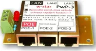 PoE injektor W-Star 3 portový napájecí panel s ochranou proti přepětí 60V, bez zdroje, PwP-3-60_v2
