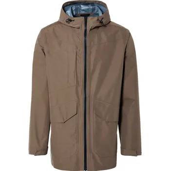 Pánské oblečení LIVERGY® Pánská nepromokavá parka (M(48/50), hnědá)