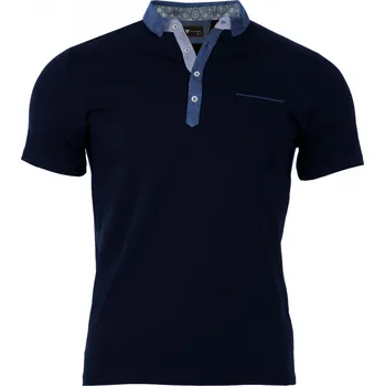 Pánské tričko Pánské Polo triko Versabe tmavě modré VS-PO 1908, VELIKOST 5XL
