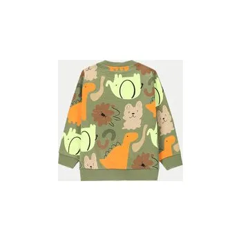 Dámská mikina Coccodrillo Mikina ZC4132202SBN Zelená Regular Fit 74