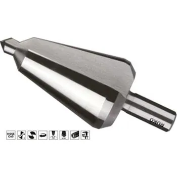 Vrták Ruko 101003E - Vrták do kovu pr. 16,0 - 30,5 mm kuželový loupací, válcová stopka pr. 9,0 mm No.3, vybrušovaný, HSS-Co5