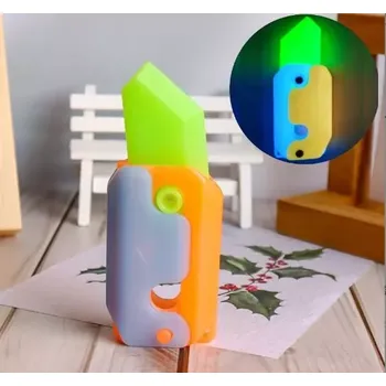 Kuchyňský nůž Plastový fluorescenční nůž pro děti 11 × 4,5 cm