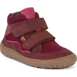 Dívčí barefoot boty TEX AUTUMN Bordeaux Froddo G3110254-4 červená - 23