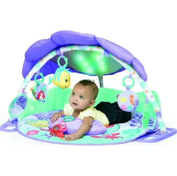 Hrací deka DISNEY BABY Deka na hraní Malá mořská víla 0m+ 81x81 fialová