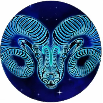 Jedlá dekorace na dort Jedlý papír znamení beran 19,5 cm