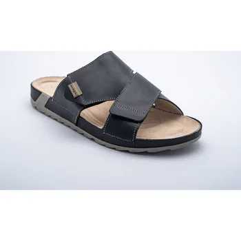 Pánská zdravotní obuv Pánské pantofle Medistyle Tomáš 6T-J16, černé 45