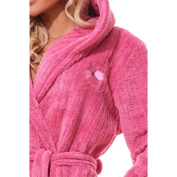 Dámský župan Měkký dámský župan L&L Mag 2313 Mag S-2XL Velikost: XL, Barva: Červená