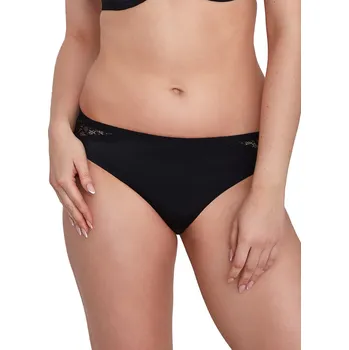 Kalhotky Brazilky s krajkou Gaia Doris GFB 001 Doris M-2XL Velikost: XL, Barva: Černá