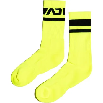 Ponožky Addicted AD1217 Neon Socks žluté L/XL, žluté ponožky