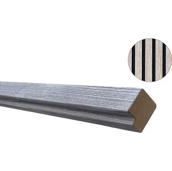 Stavební materiál Koncová lišta k akustickému panelu Dub zlatý 270 cm