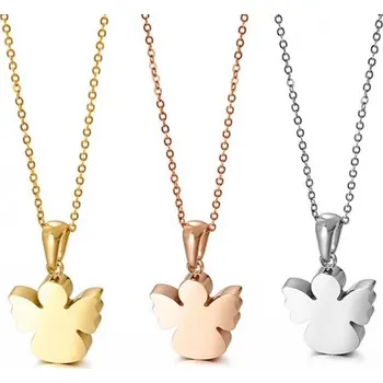 Šperk Prosperk Řetízek s přívěskem ocelový anděl Barva: Zlatá 16812/ZLA