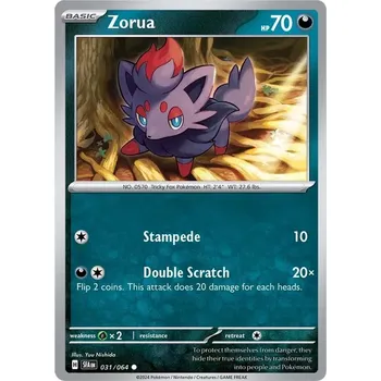 Karetní hra Zorua 031/064 - Shrouded Fable Typ karty: Non-Holo