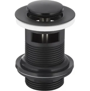 Sifon KFA - SMALL Zátka klik-klak s přepadem, černá 660-354-81 KFA