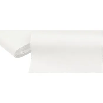 Stuha Stuha taftová šíře 10,8 cm návin 50 metrů - 100 bílá