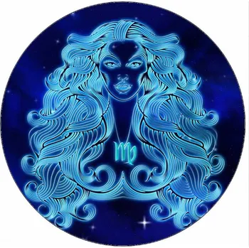 Jedlá dekorace na dort Jedlý papír znamení panna 19,5 cm