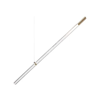 Bomma Luxusní závěsné svítidlo Flare A bez baldachýnu Stmívání, řízení: TRIAC, Povrch Montury: Kartáčovaná stříbrná