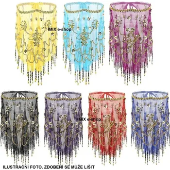 Nákrčník Multifunkční síťová zdobená rouška Fialová