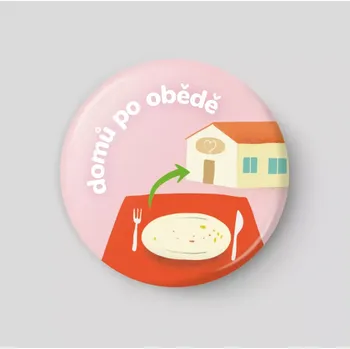 Magnetická kreslící tabulka Domů po obědě - plánovací magnetka