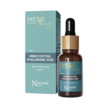 Pleťové sérum Nacomi Meso Therapy hydratační koncentrát s kyselinou hyaluronovou na obličej, 15 ml