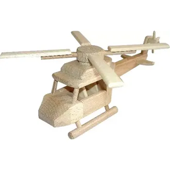 Dřevěná hračka Dřevěná helikoptéra z bukového dřeva CEEDA CAVITY